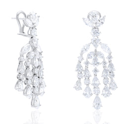 16.20cts Diamond Chandelier Earrings