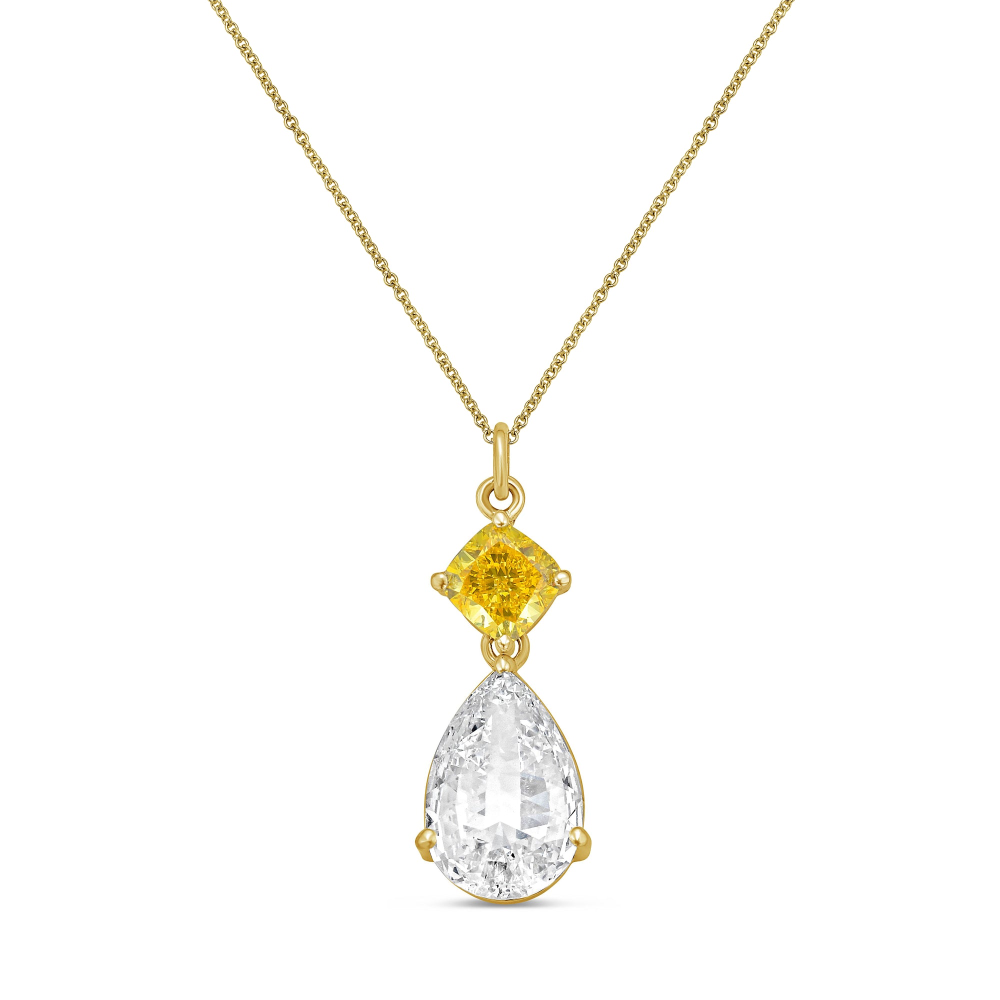 2 diamond necklace
