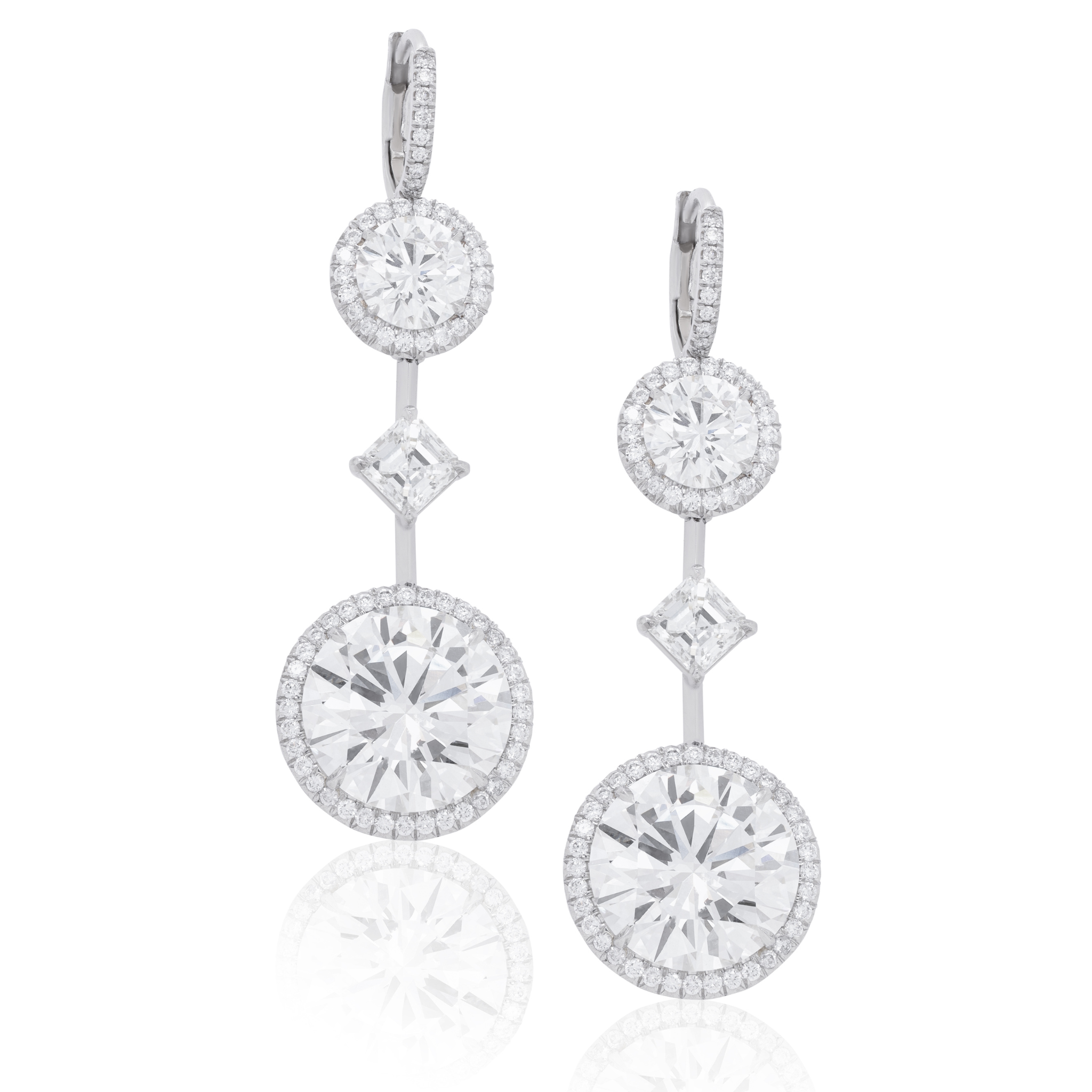 real diamond drop earrings