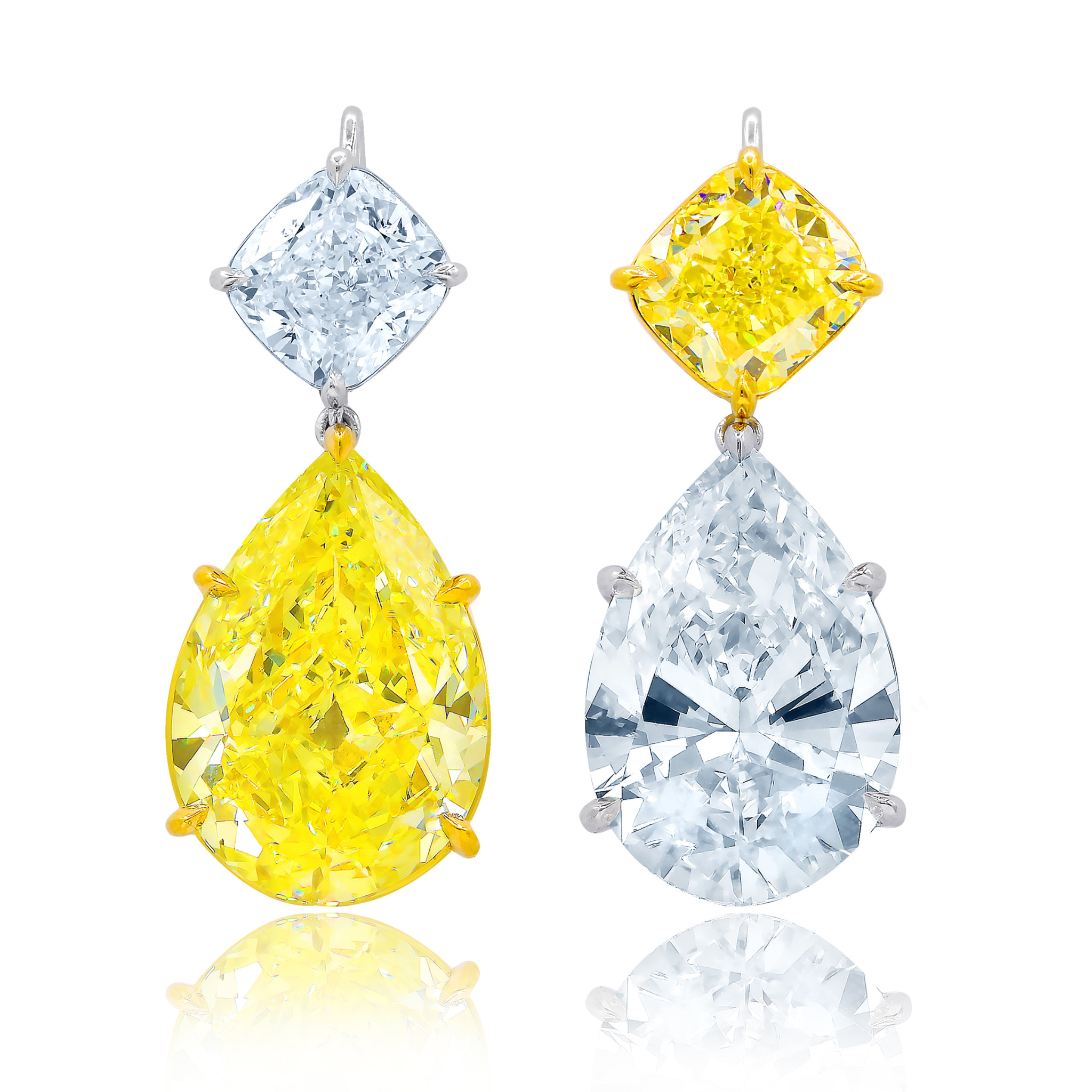 38.65cts Fancy Yellow Diamond Pear Drop Earring.jpg