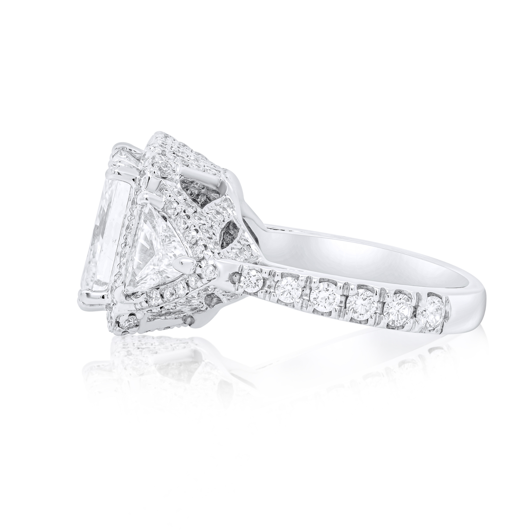 4.01ct Three-Stone Halo Princess Diamond Ring.jpg