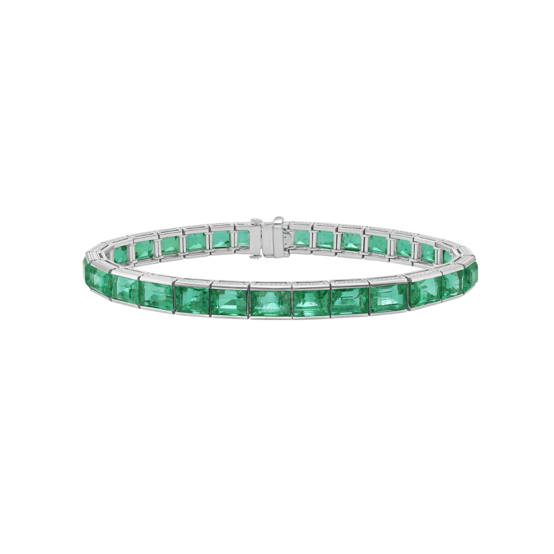 Emerald Tennis Bracelet