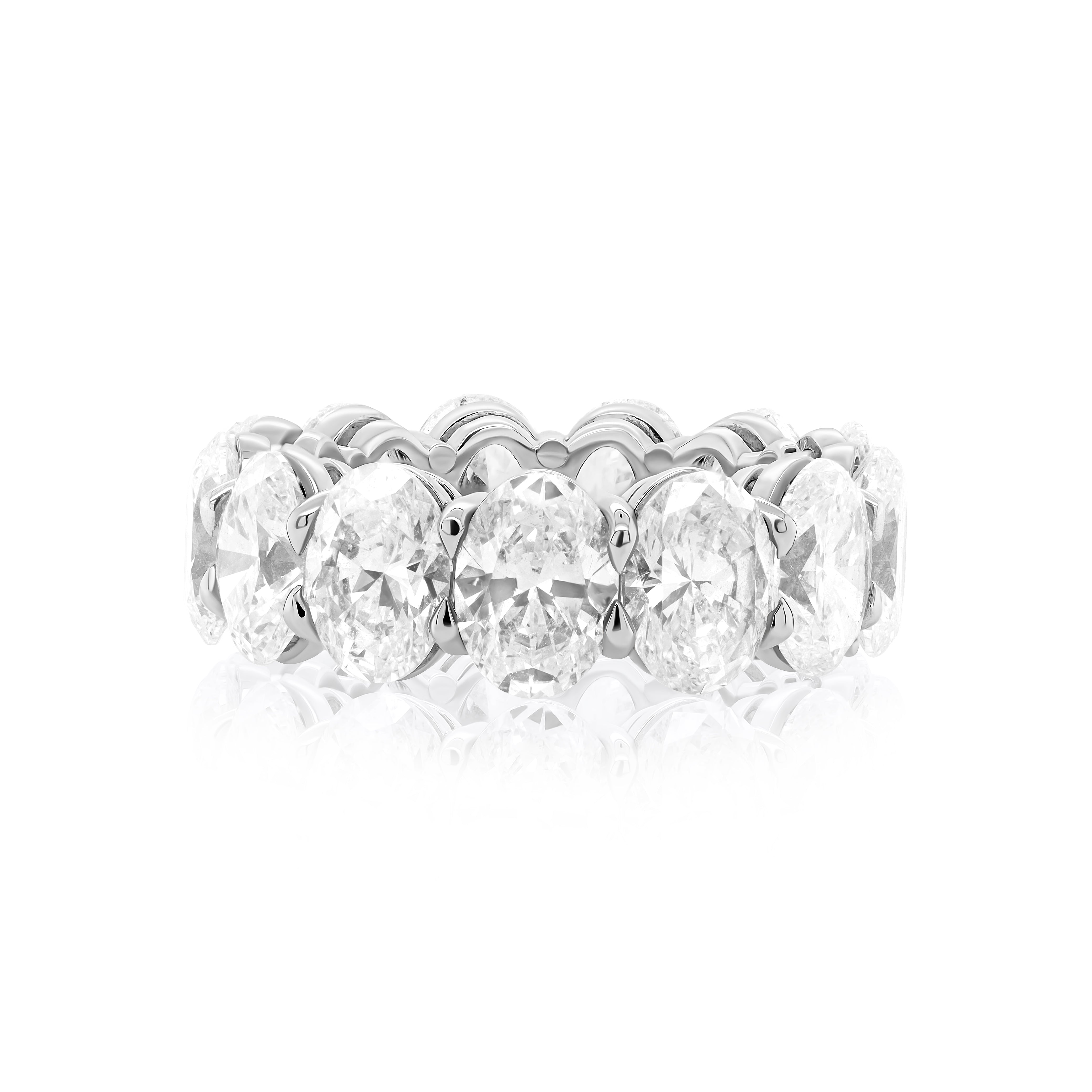 Lab Grown Oval Eternity Band