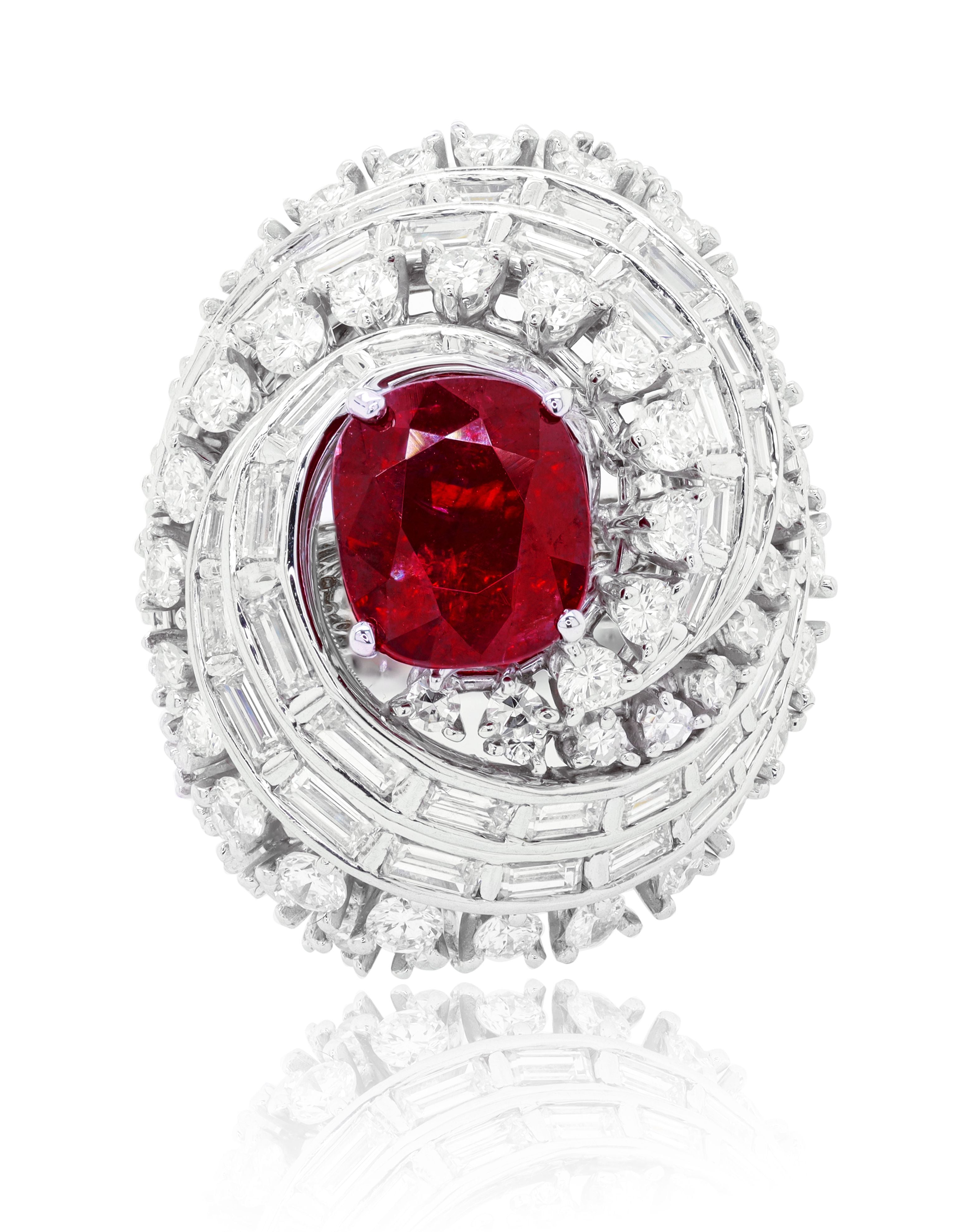 Diamond Ruby Ring