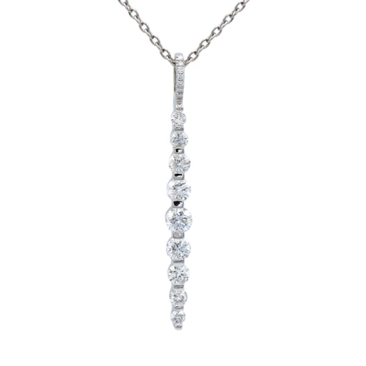 Graduated Diamond Pendant