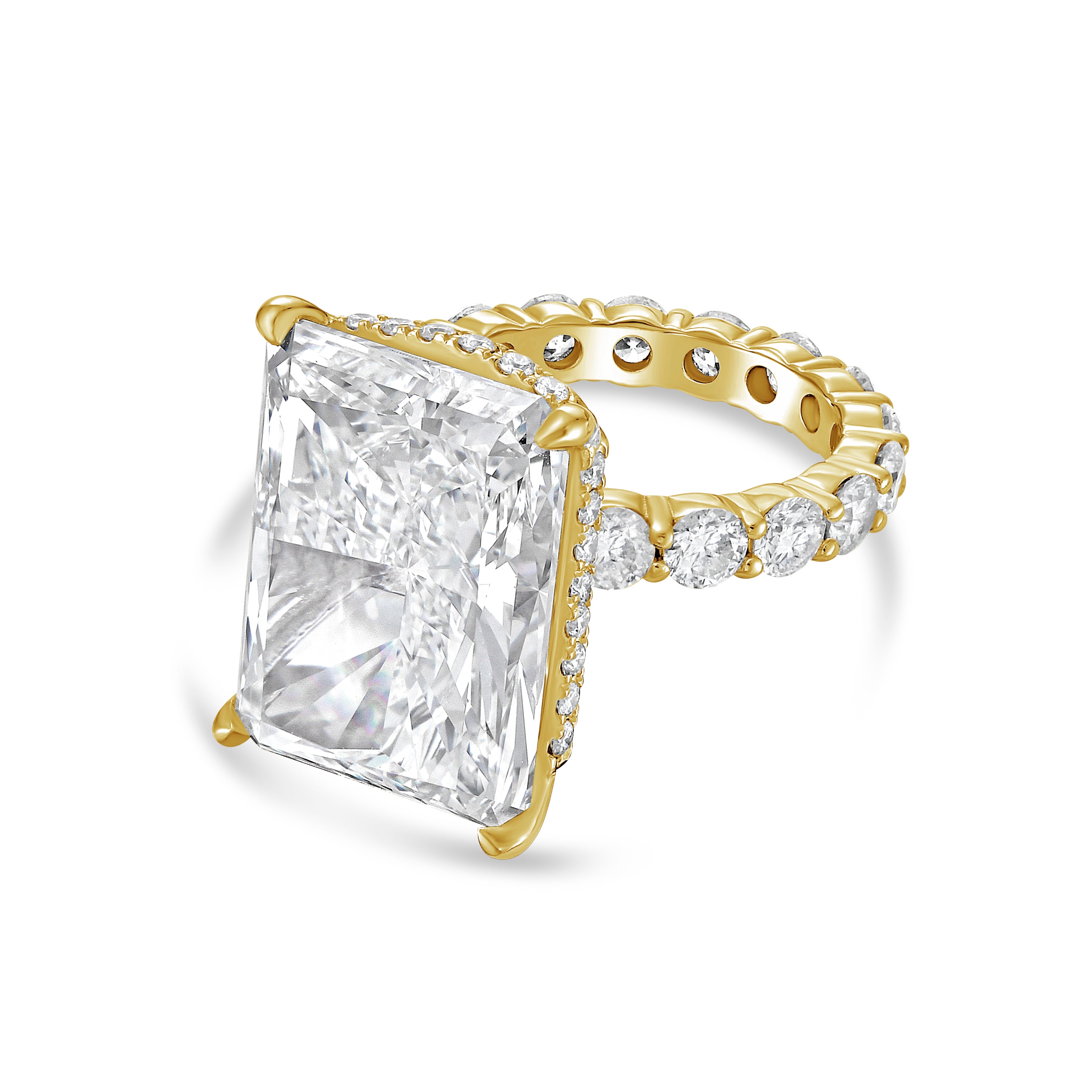 Lab Grown Radiant Diamond  Ring