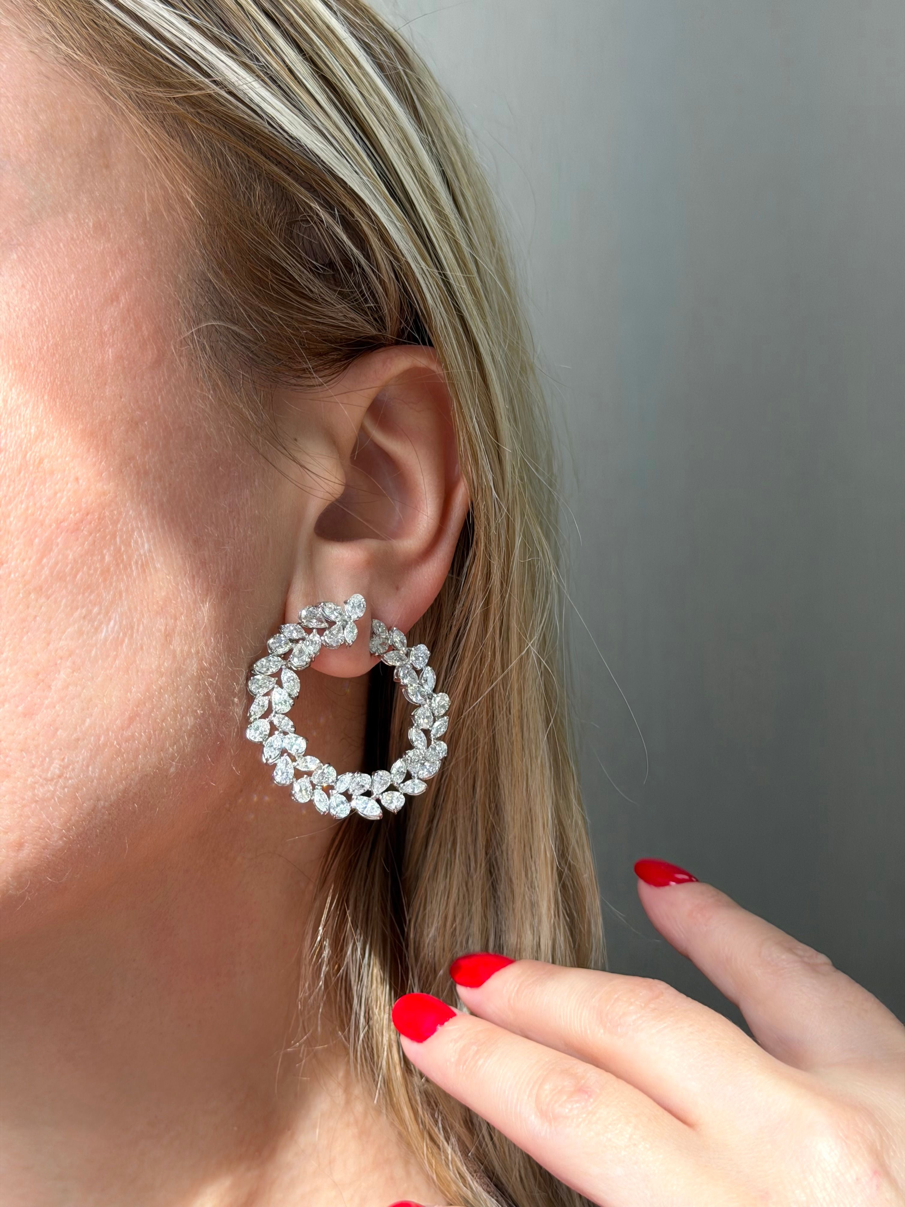 Diamond Wreath Studs