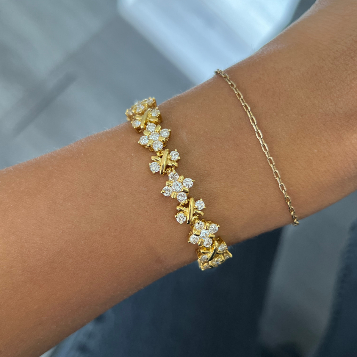 Diamond X Bracelet