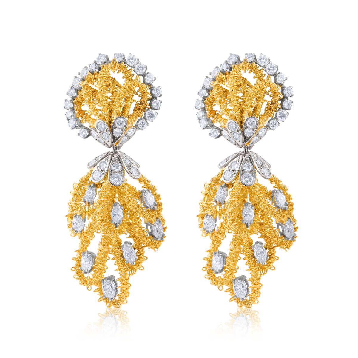 14k gold diamond earrings hoops