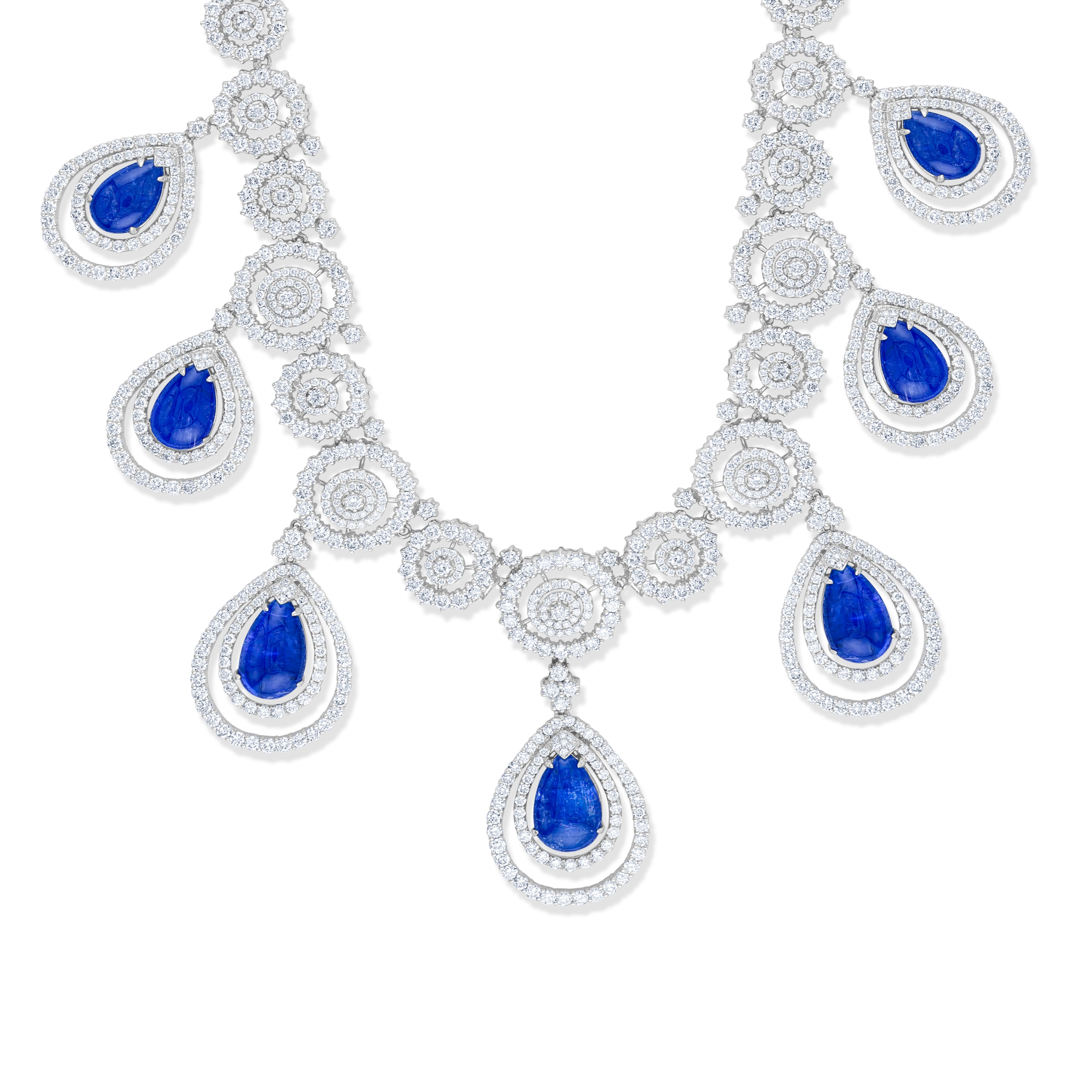 Tanzanite Diamond Necklace