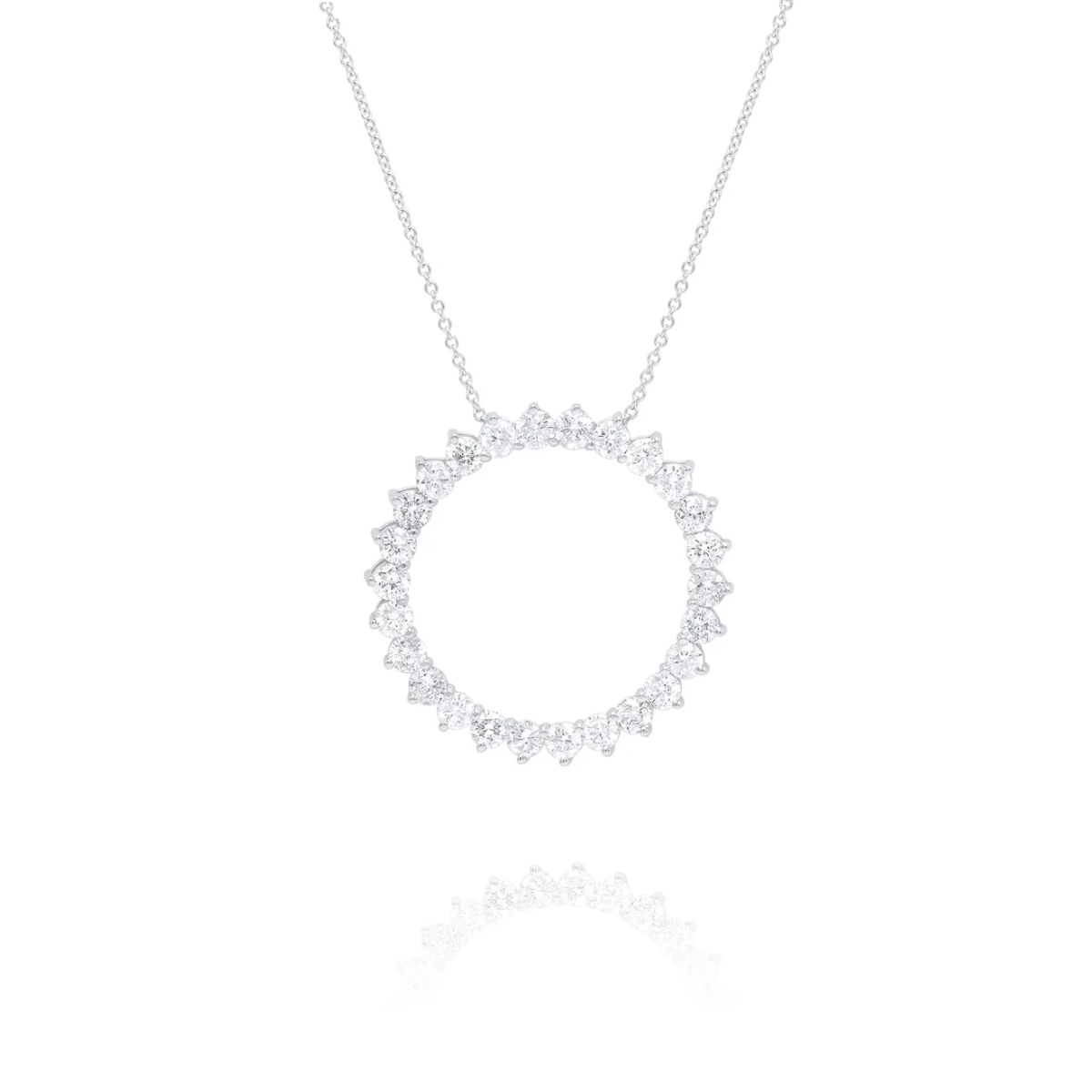 Circle Diamond Pendant