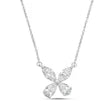 Lab Grown Flower Diamond Pendant