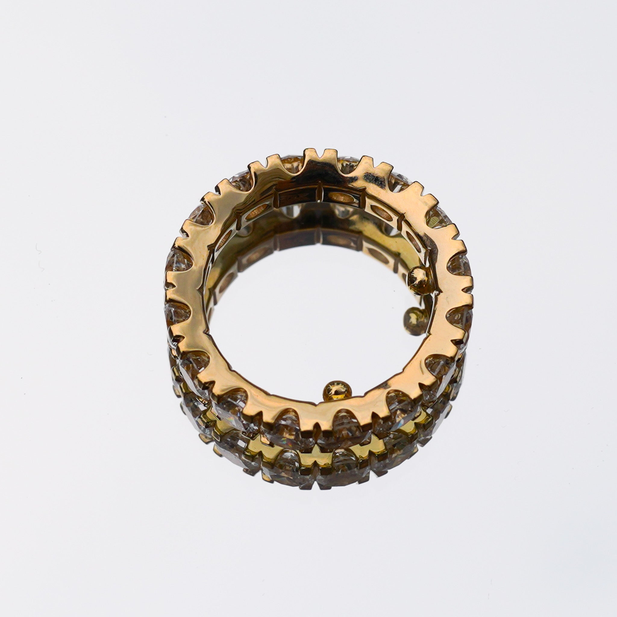 Lab Grown Round Diamond U-Prong Eternity Band