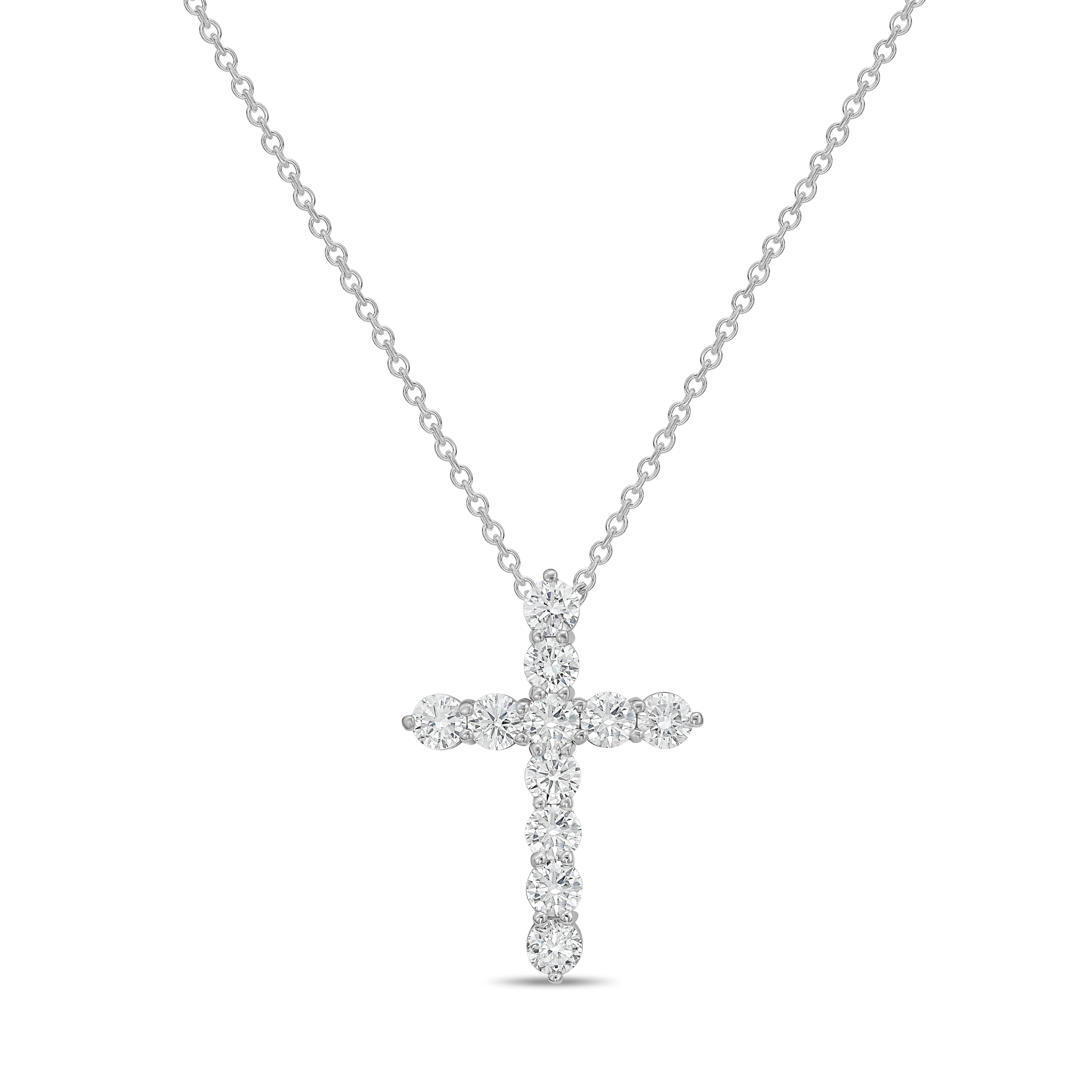 Lab Grown Diamond Cross Pendant