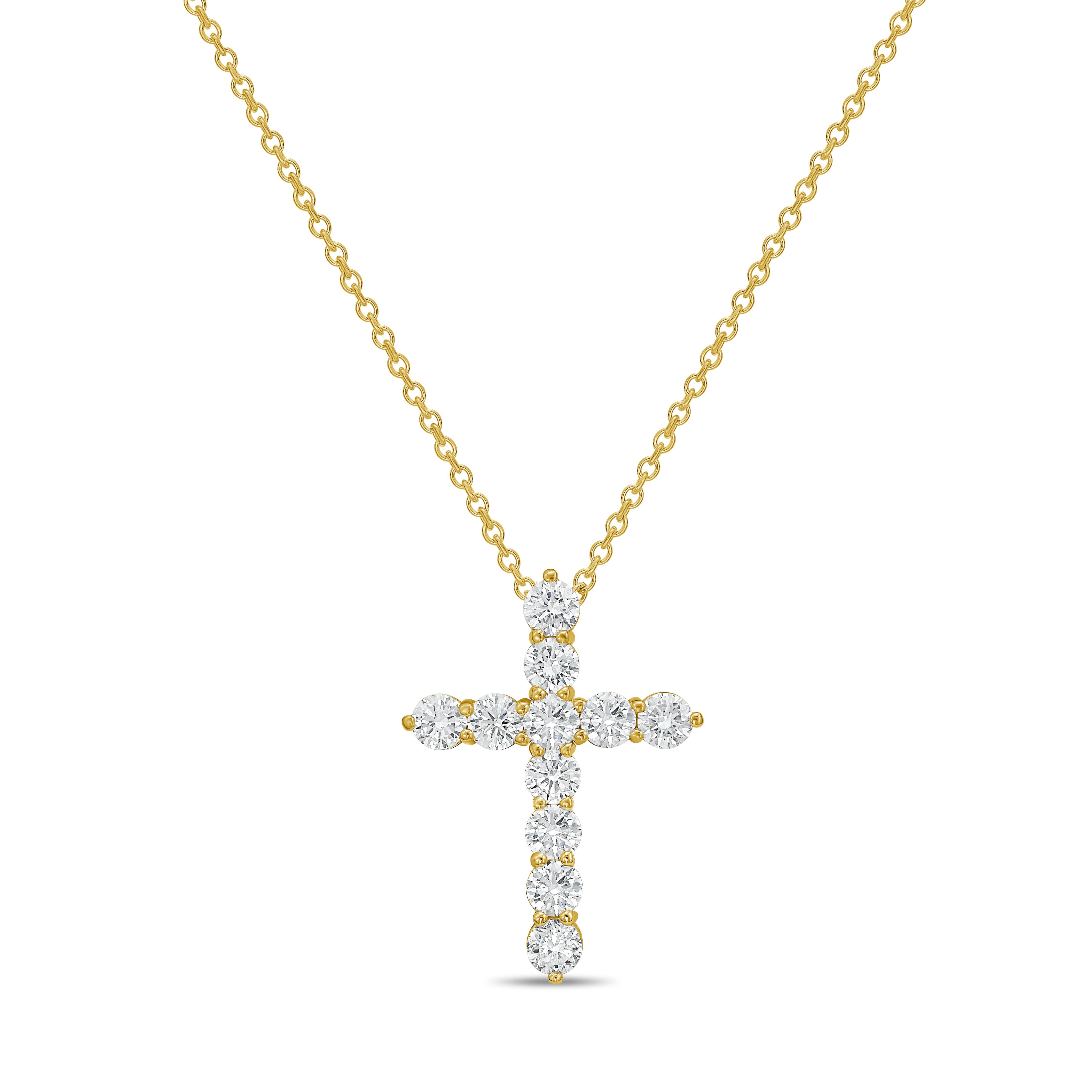Lab Grown Diamond Cross Pendant