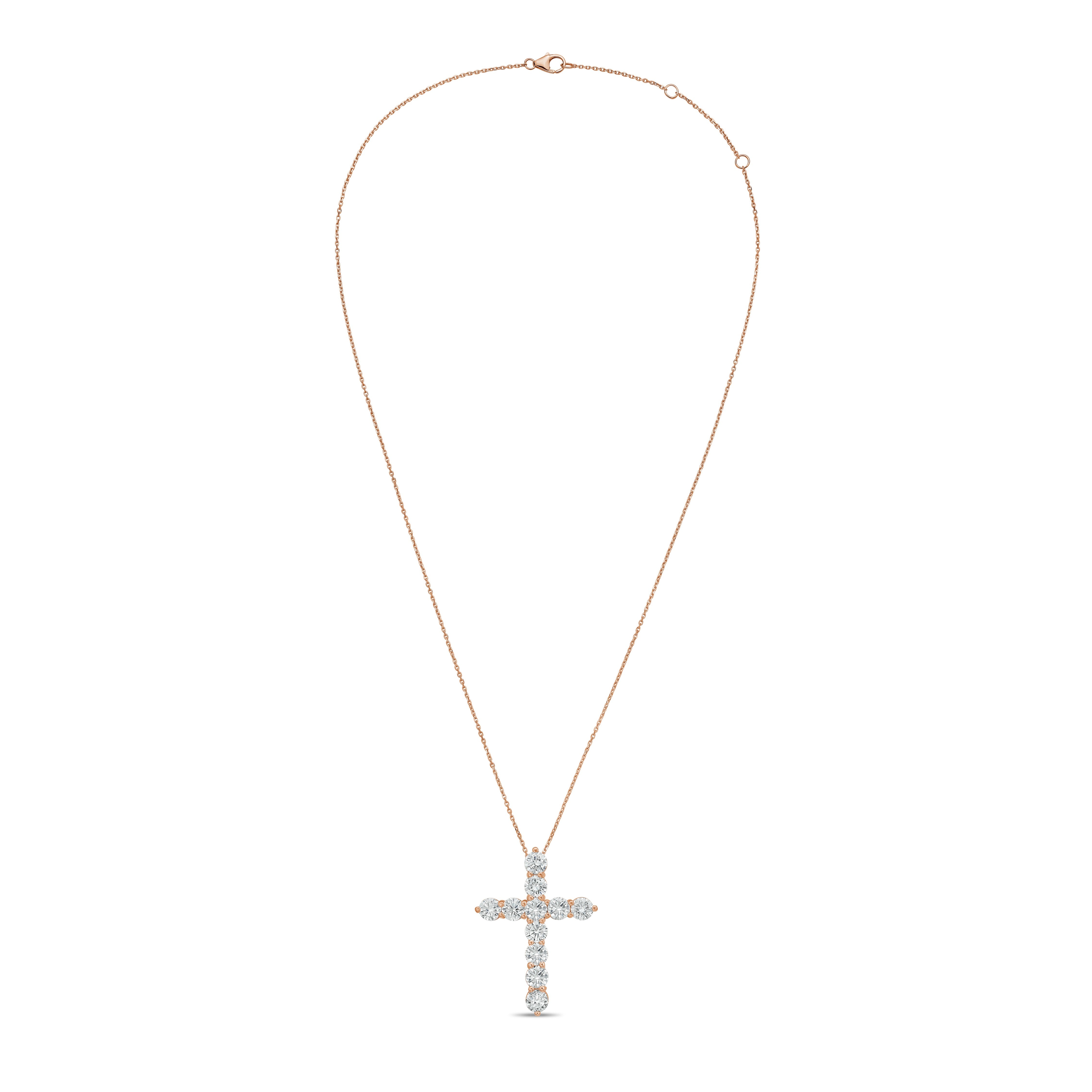 Lab Grown Diamond Cross Pendant