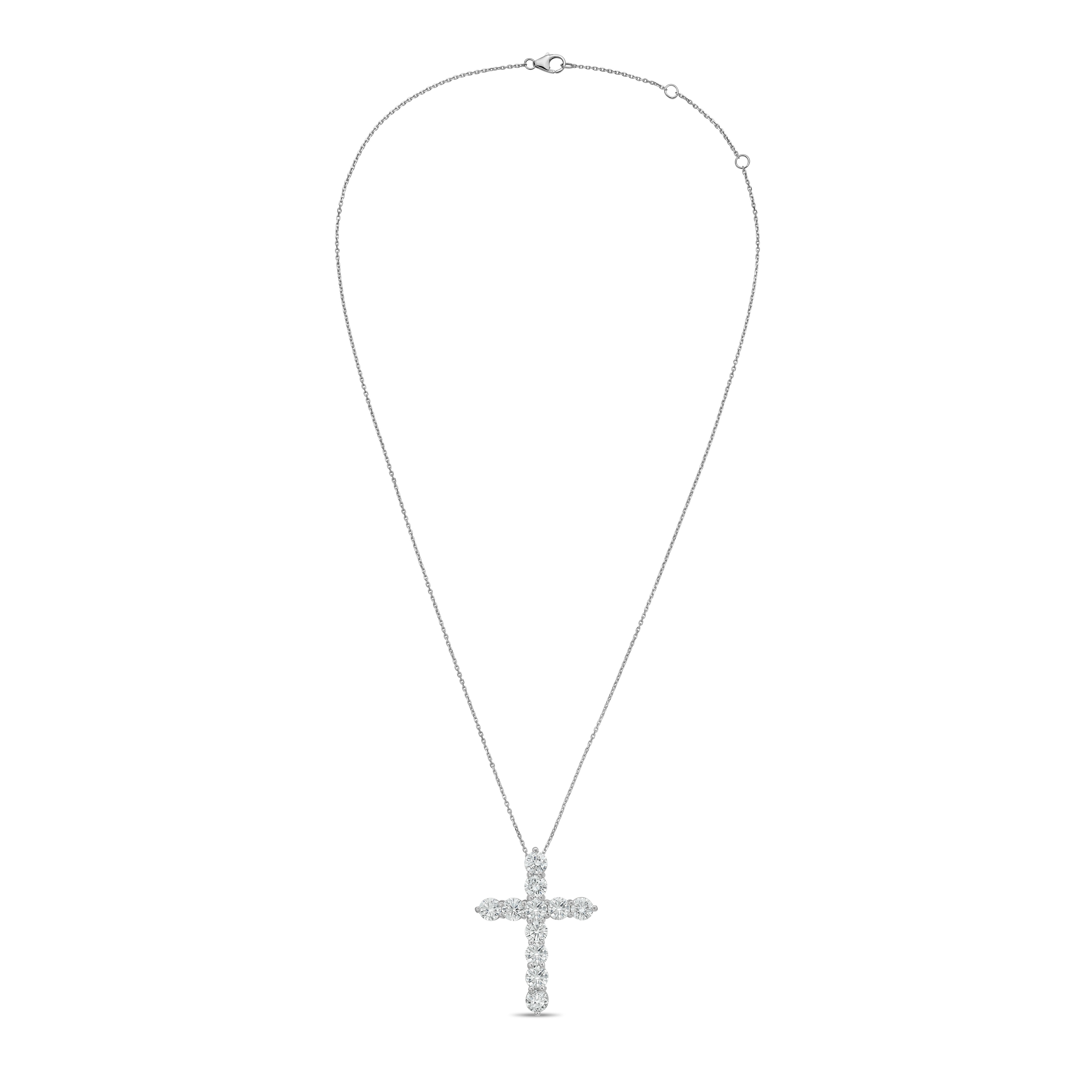 Lab Grown Diamond Cross Pendant