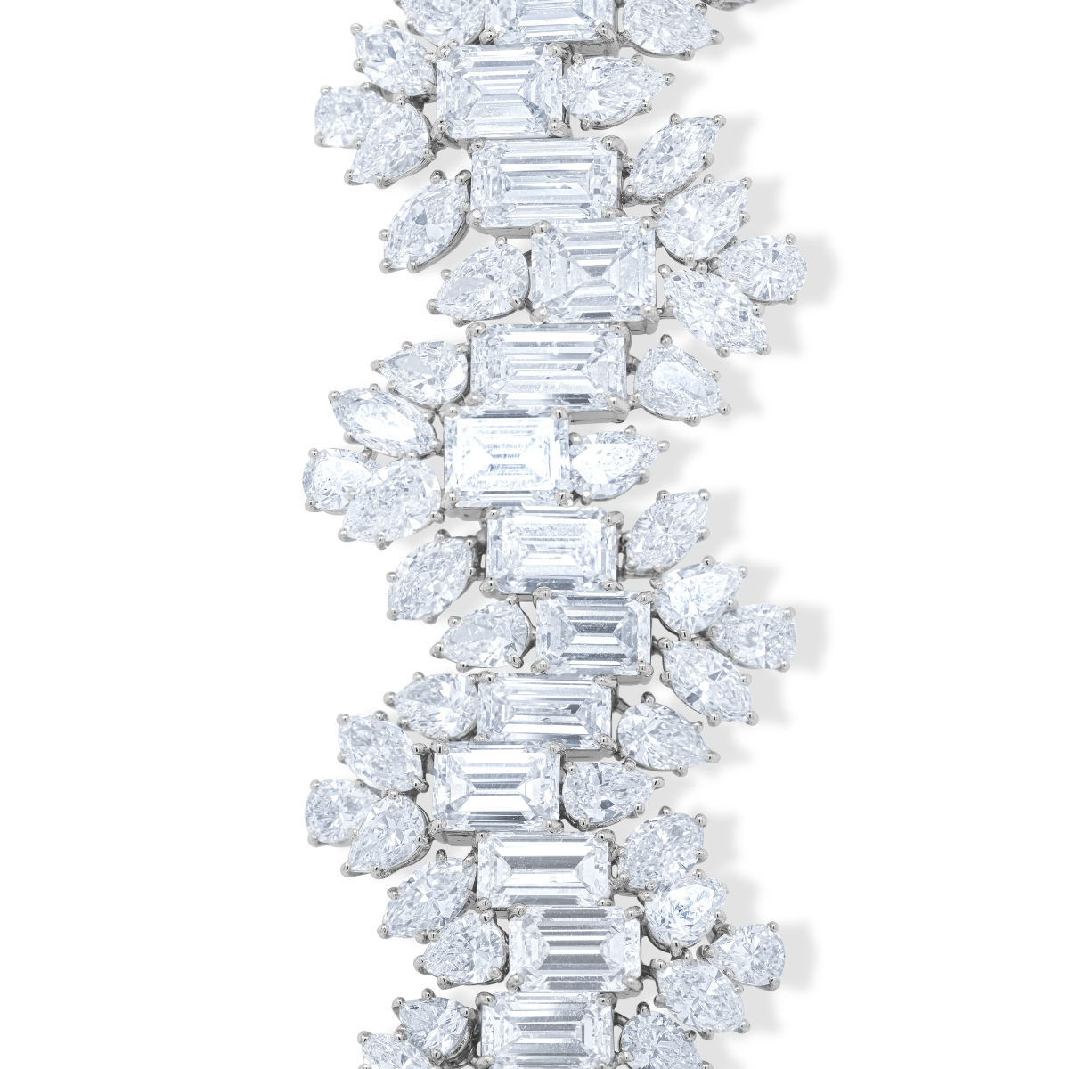 Bespoke Multi-Shaped Diamond Bracelet
