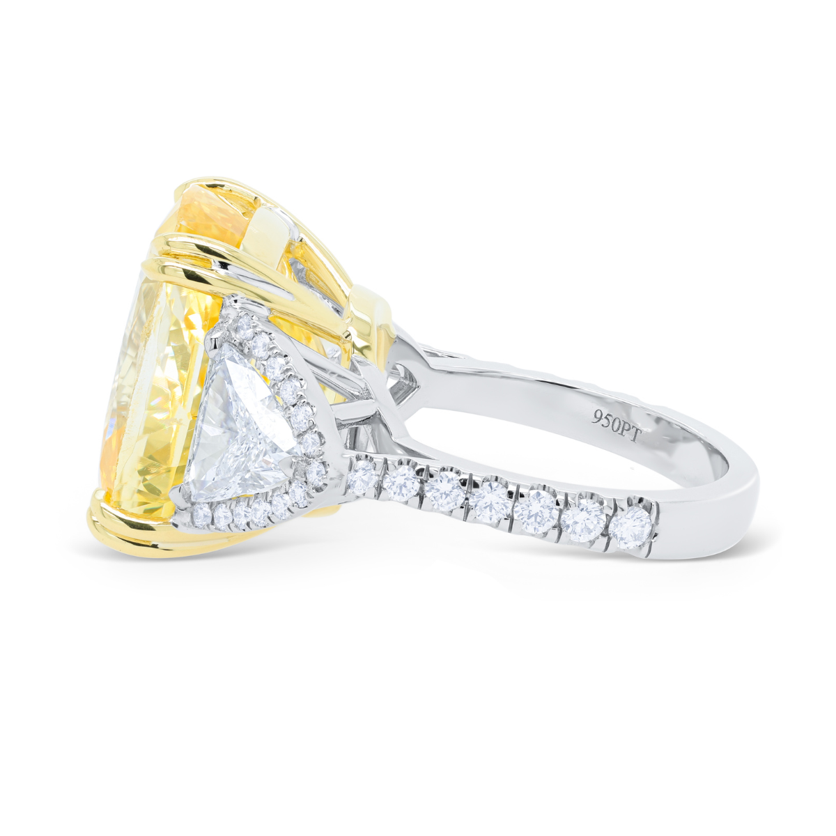 Yellow Sri Lanka  Sapphire Ring