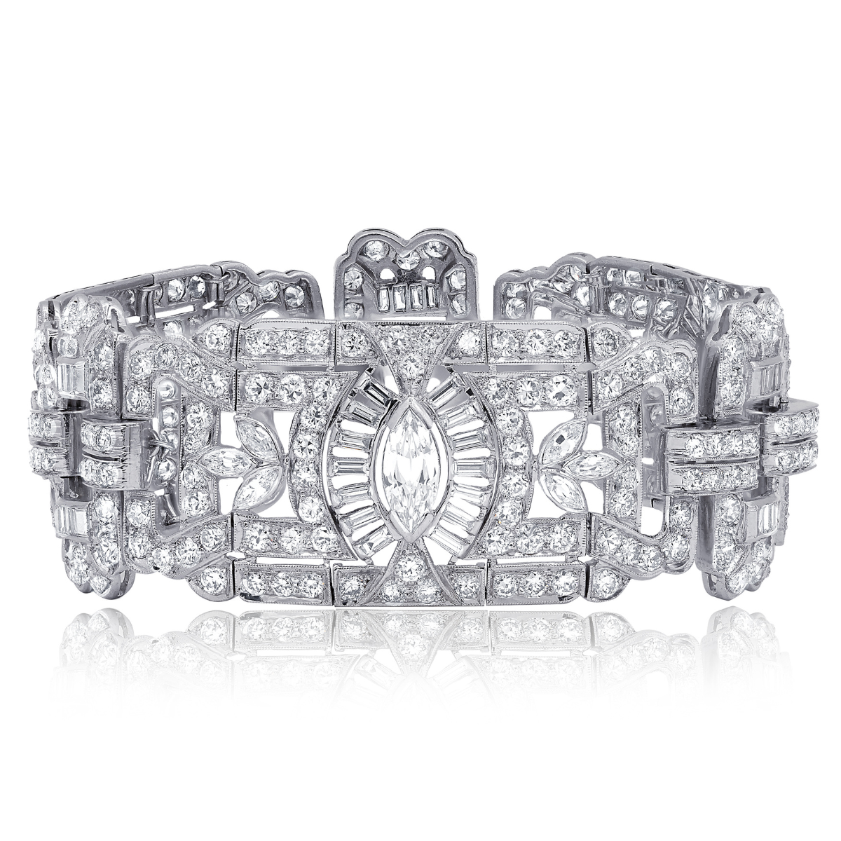 Art Deco Diamond Fashion Bracelet