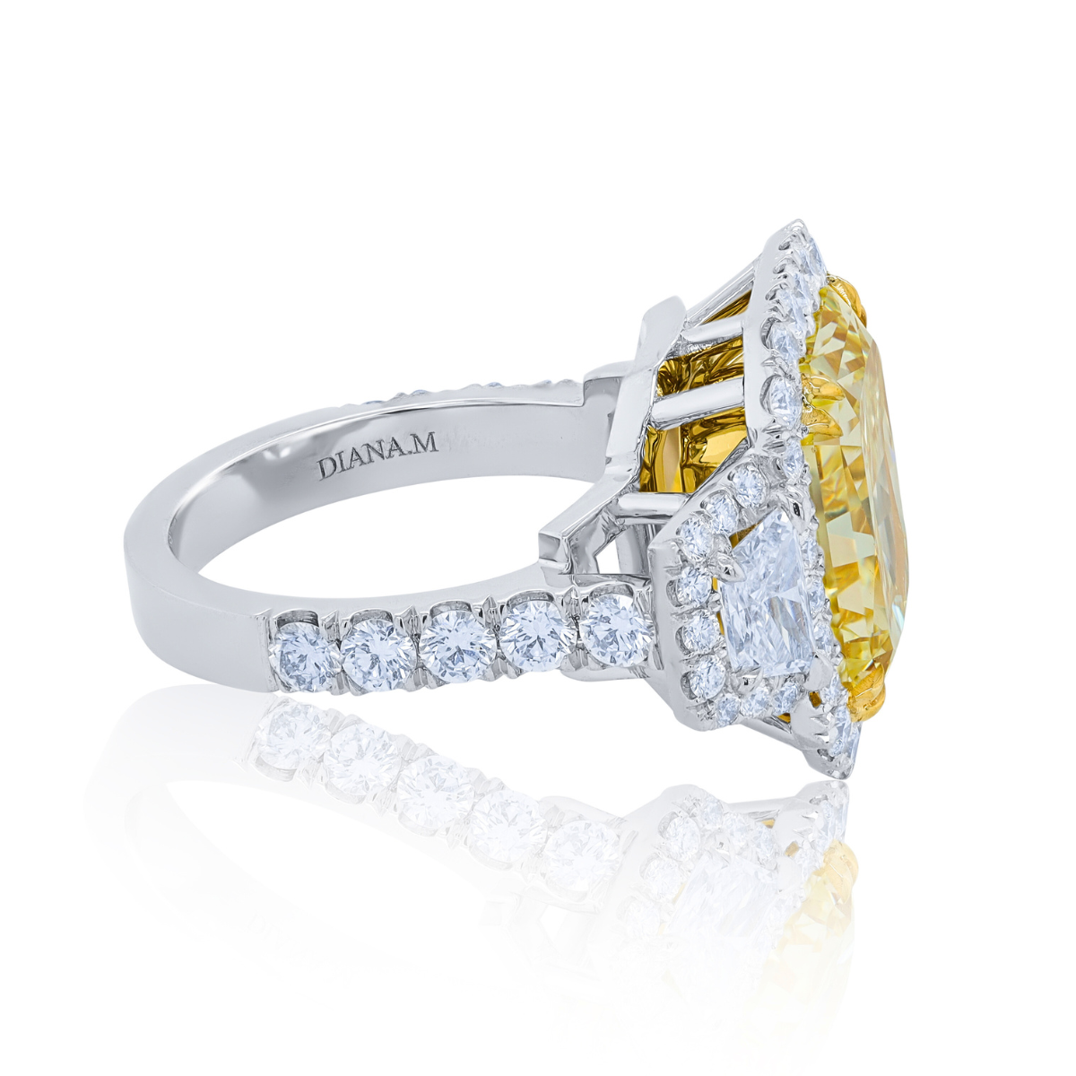 9.17ct Radiant Cut Diamond Ring