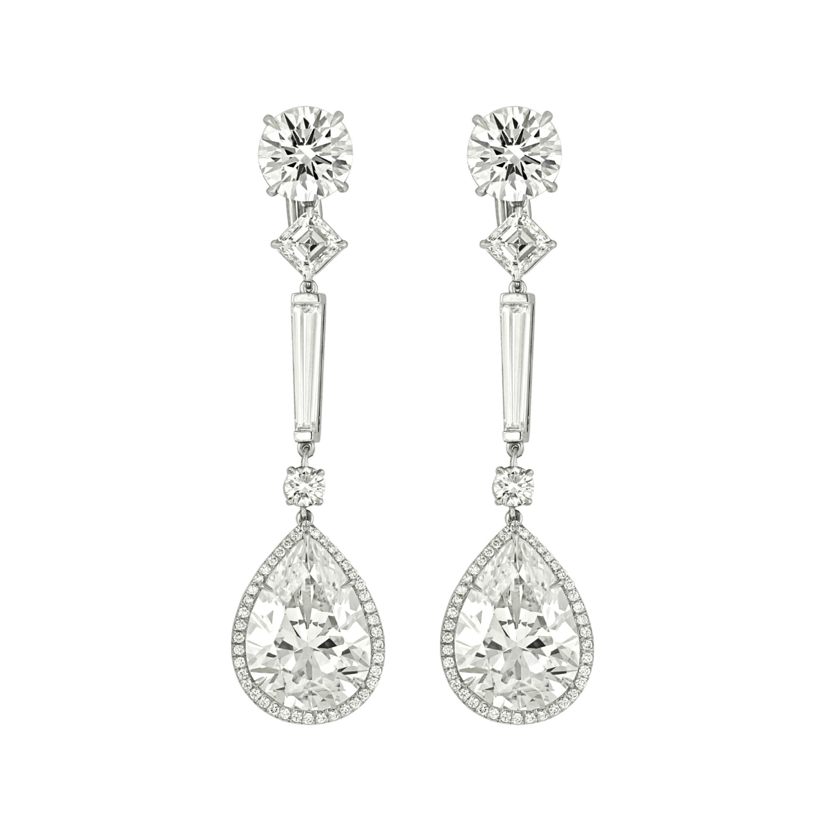 real diamond drop earrings