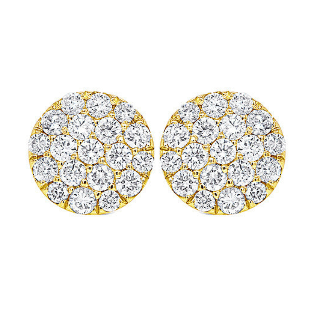 Pave Stud Earring