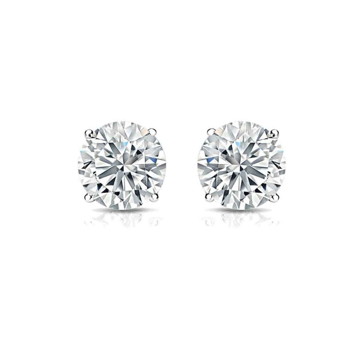 diamond stud earrings 1 carat