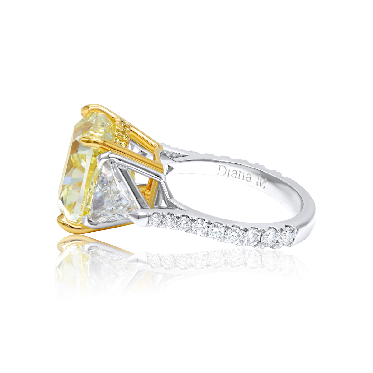 yellow diamond ring price
