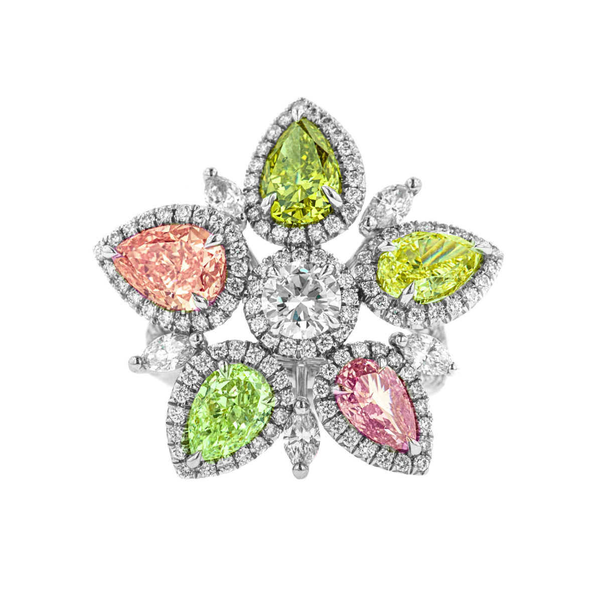 vintage floral engagement rings
