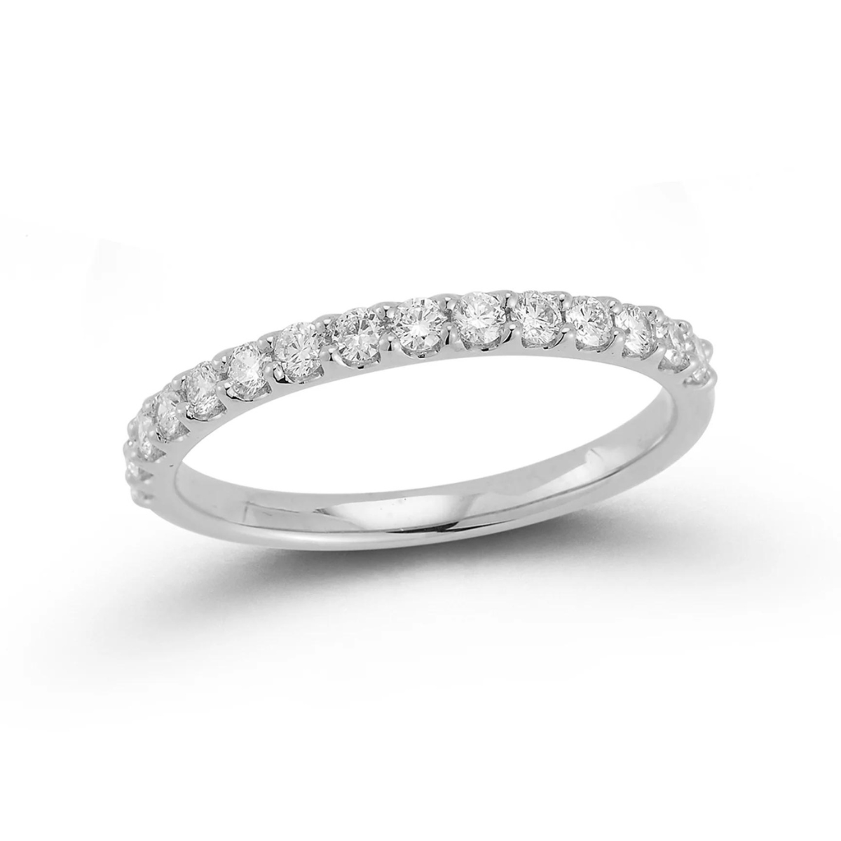 French Pave ½  Around Eternity Band