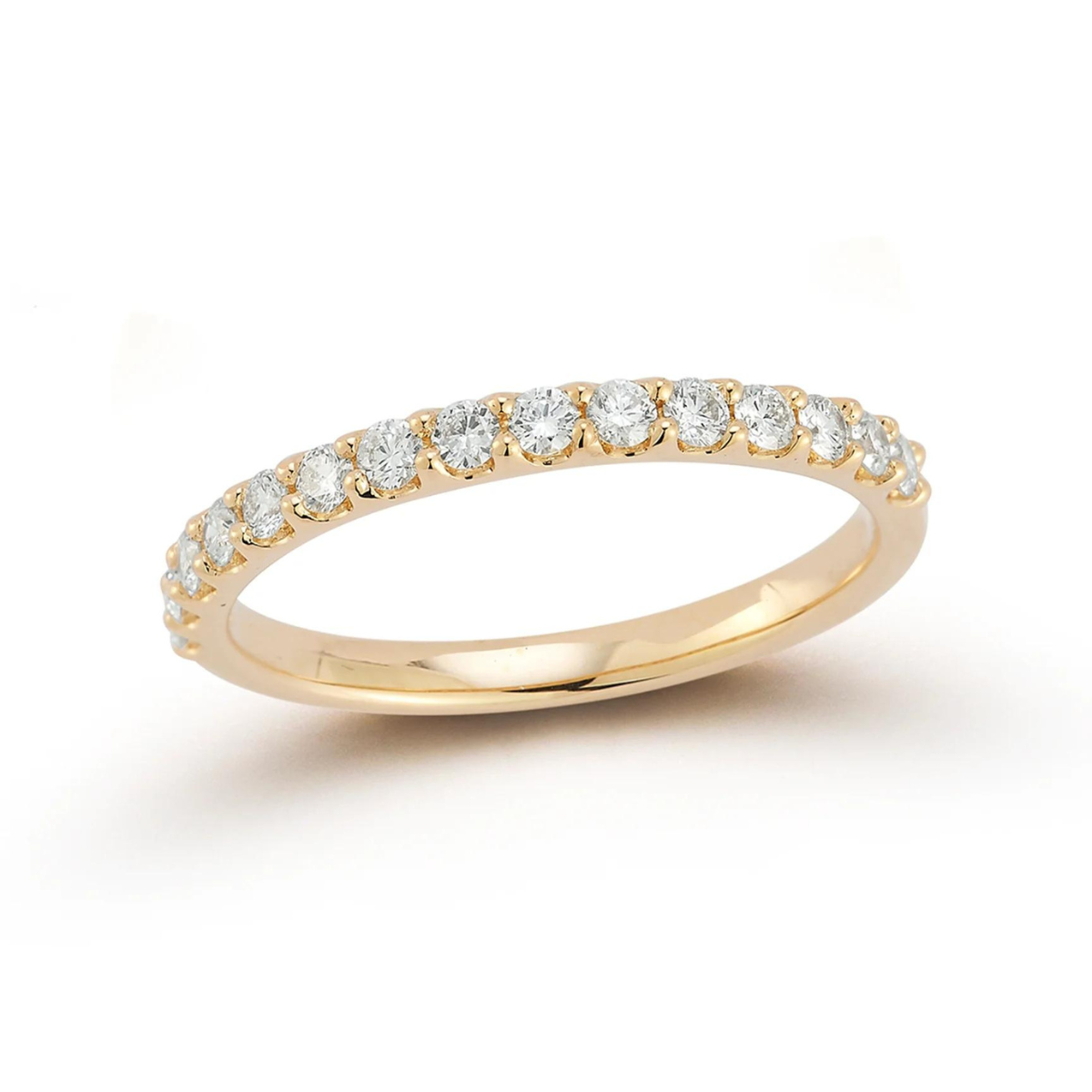 French Pave ½  Around Eternity Band