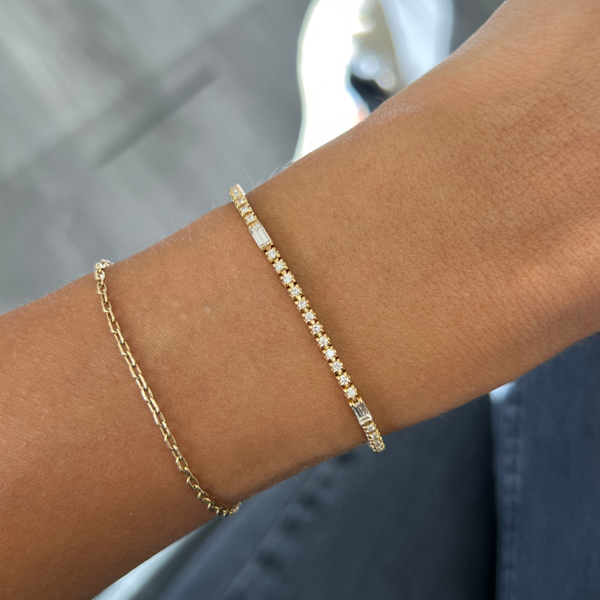 Baguette Tennis Bracelet