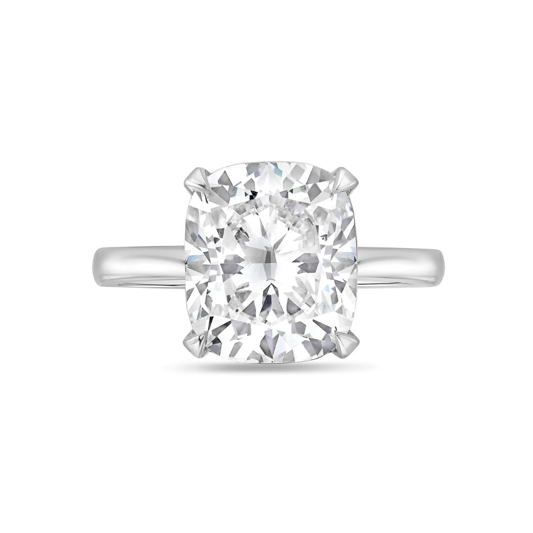 Lab Grown Diamond Cushion Engagement Ring