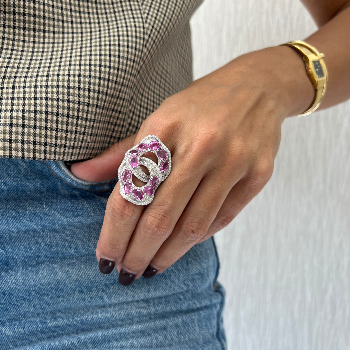 Infinite Pink Sapphire Ring