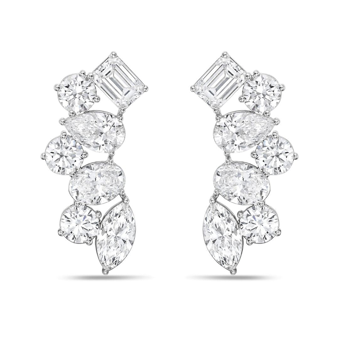  Lab Grown Multi-Cut Diamond Ear Crawler