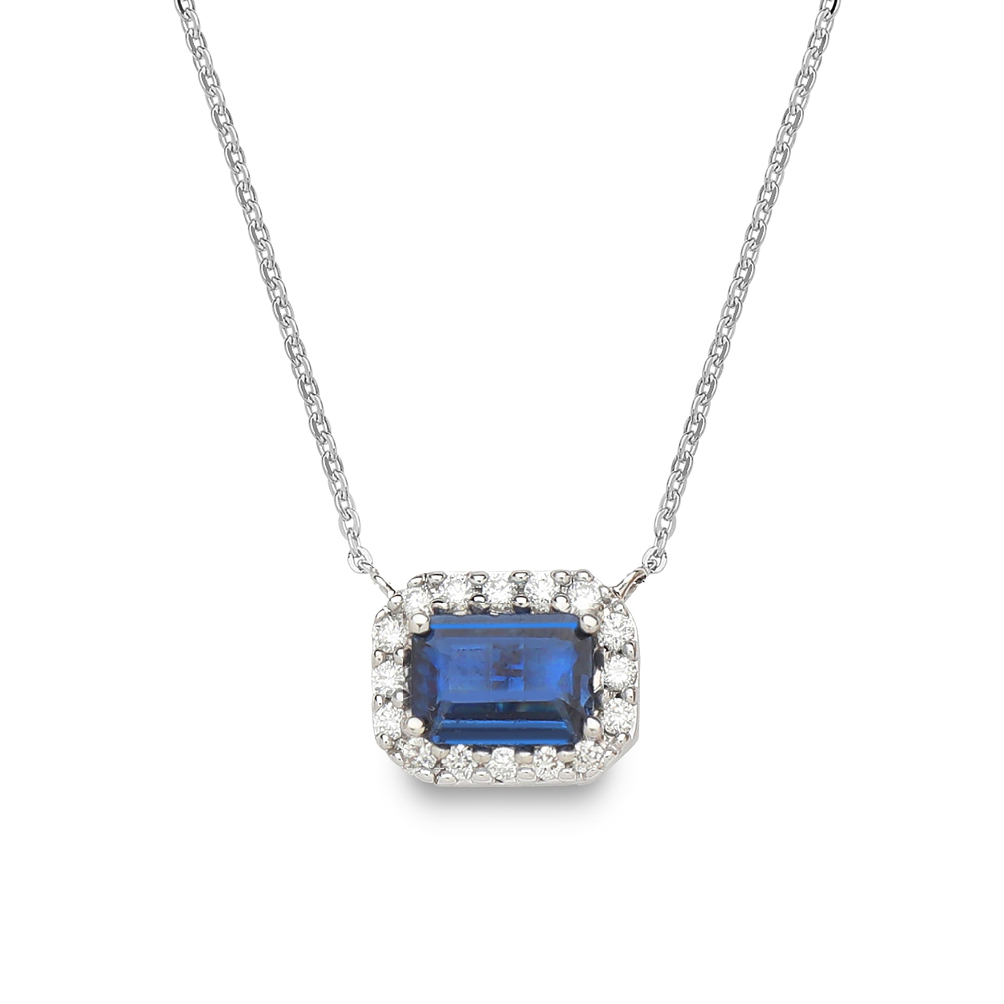 1 carat diamond halo pendant