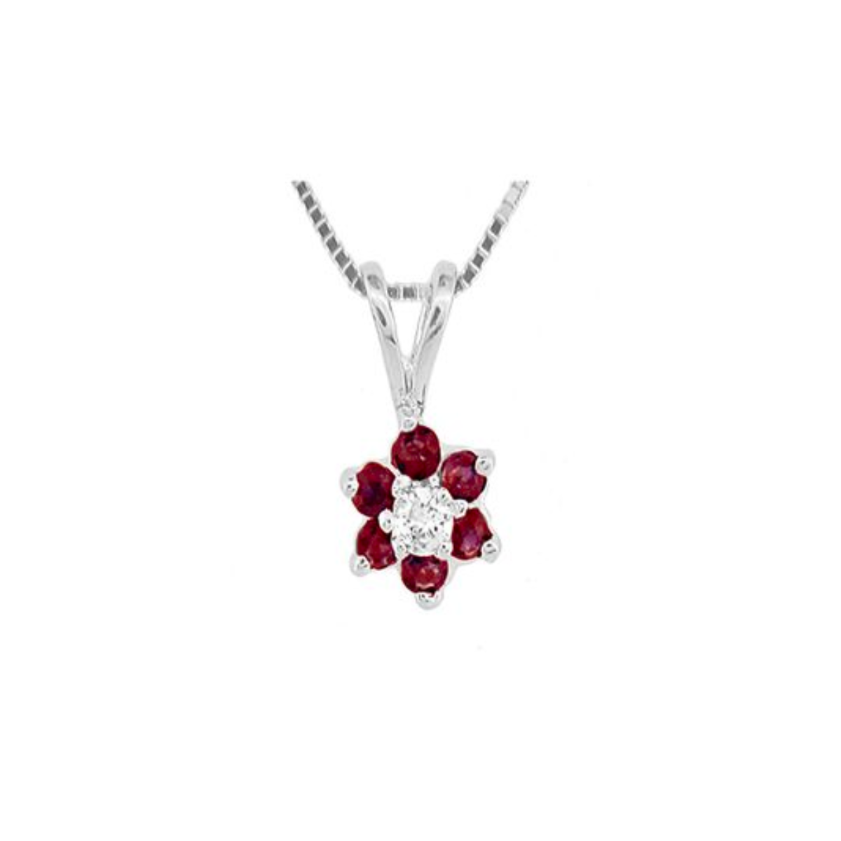 flower cluster necklace