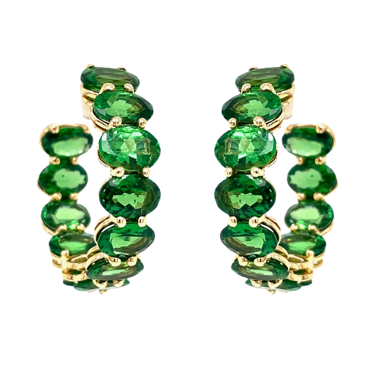 Emerald Hoops