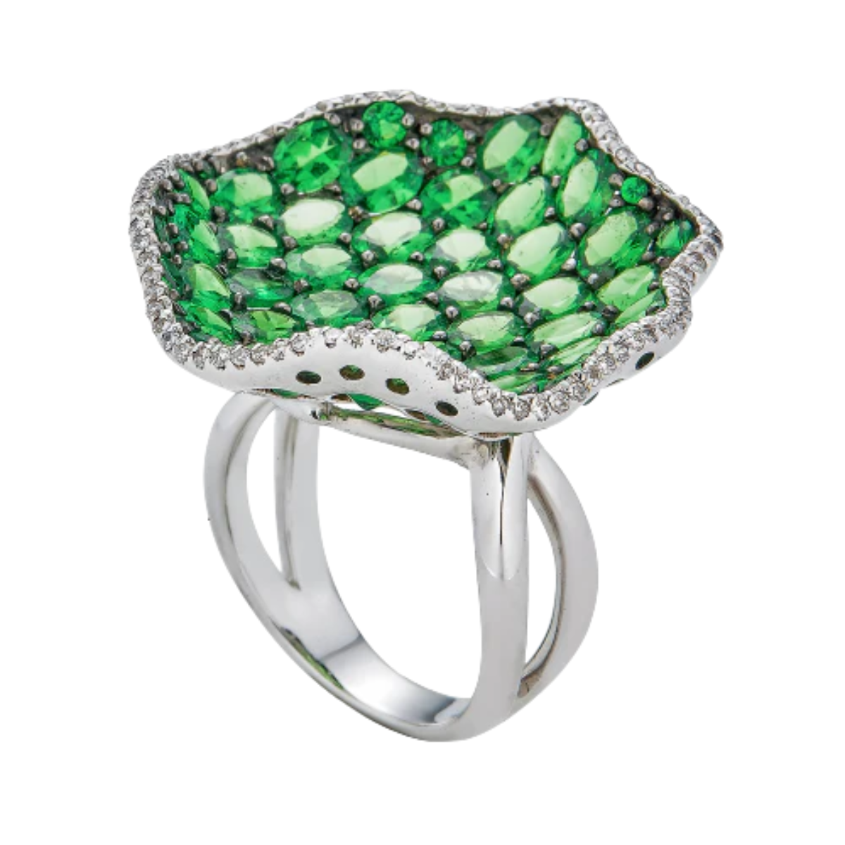 MOSAIQUE WAVE RING