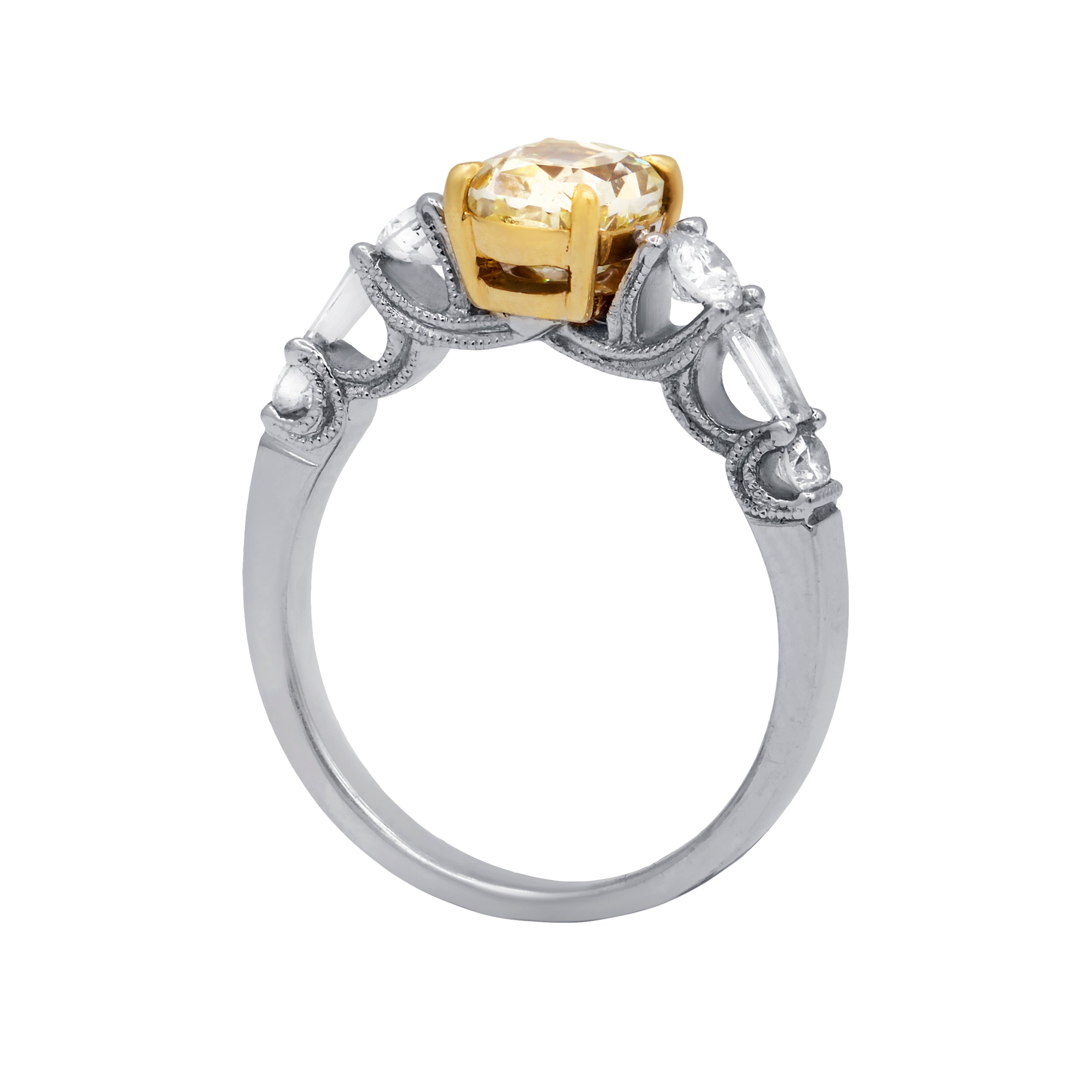 oval diamond ring gold