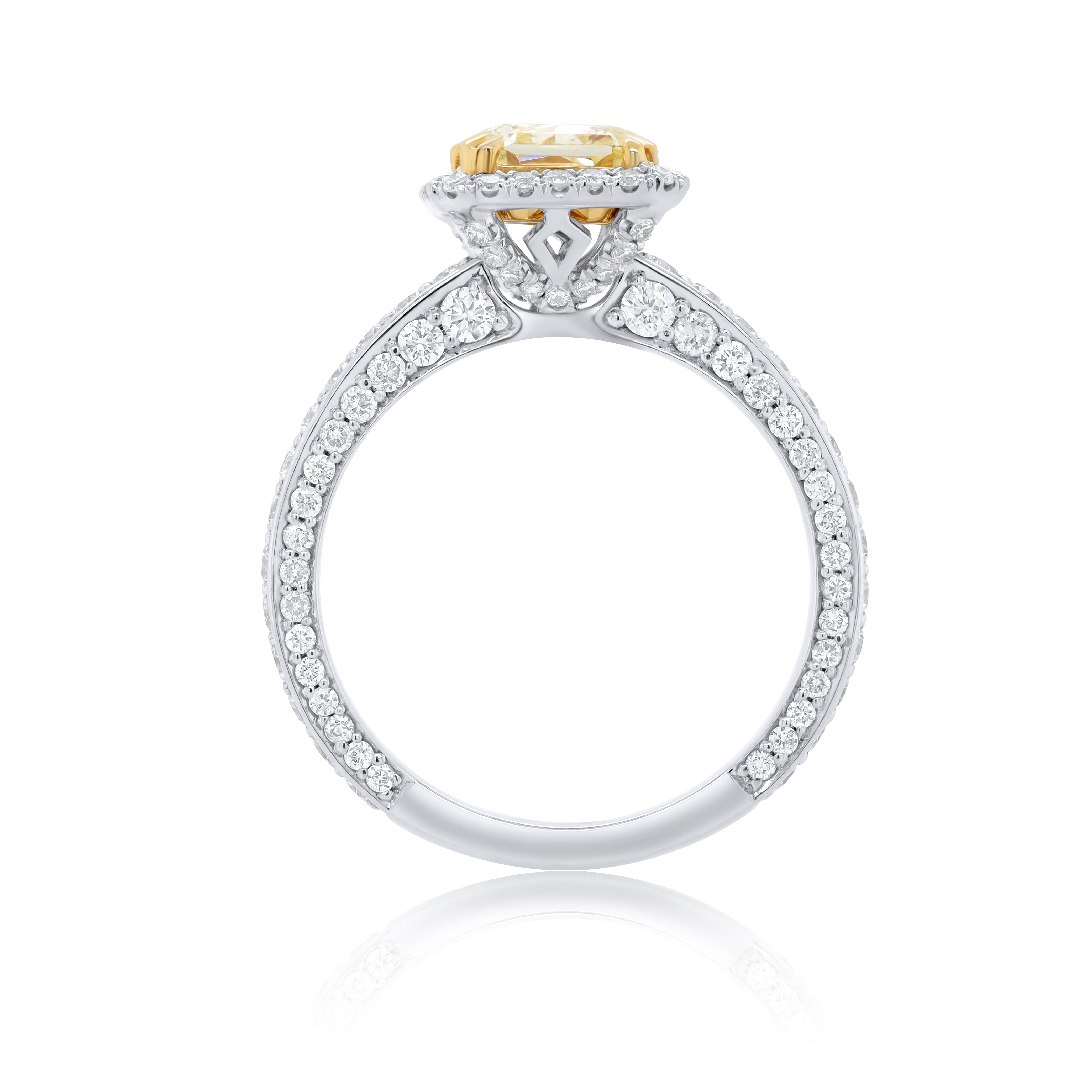 canary diamond ring