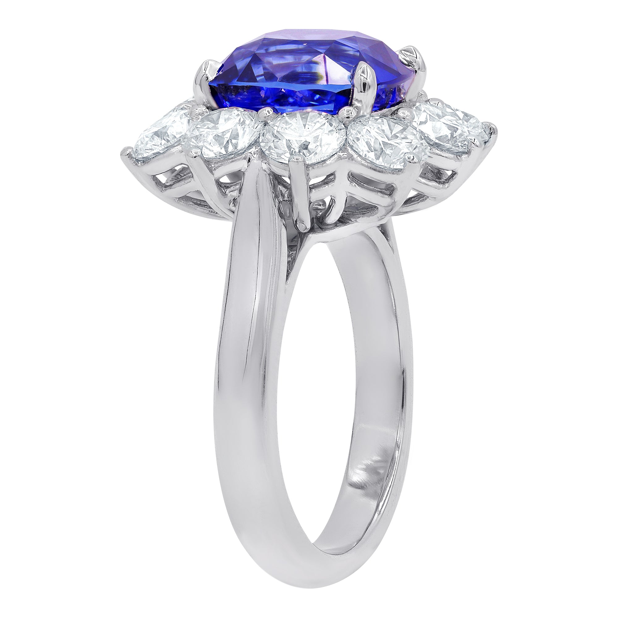 Sapphire and Diamond Princess Diana Ring