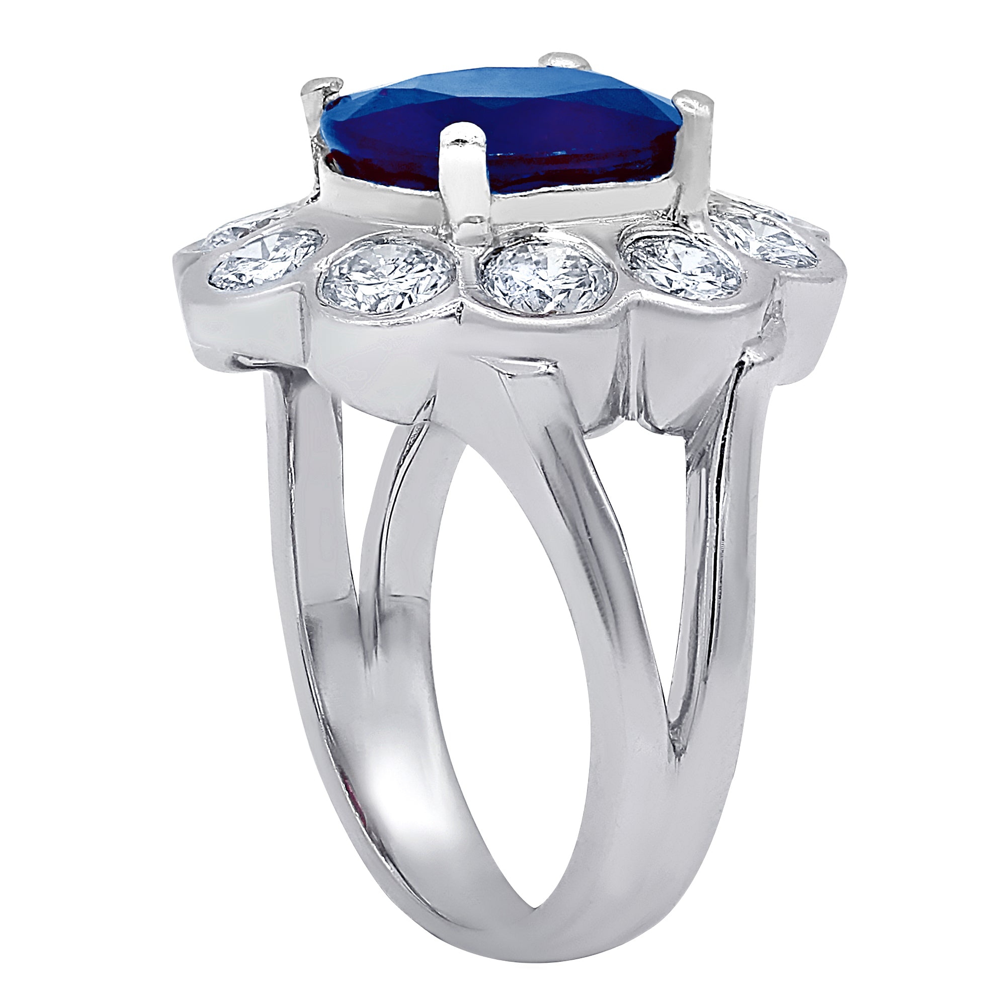 Tanzanite Flower RIng