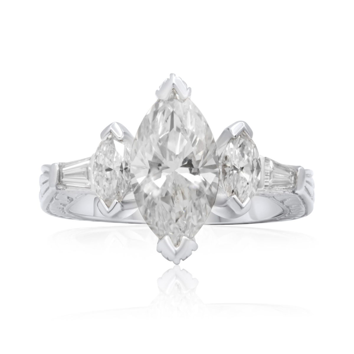 1.71ct Marquise Diamond Ring