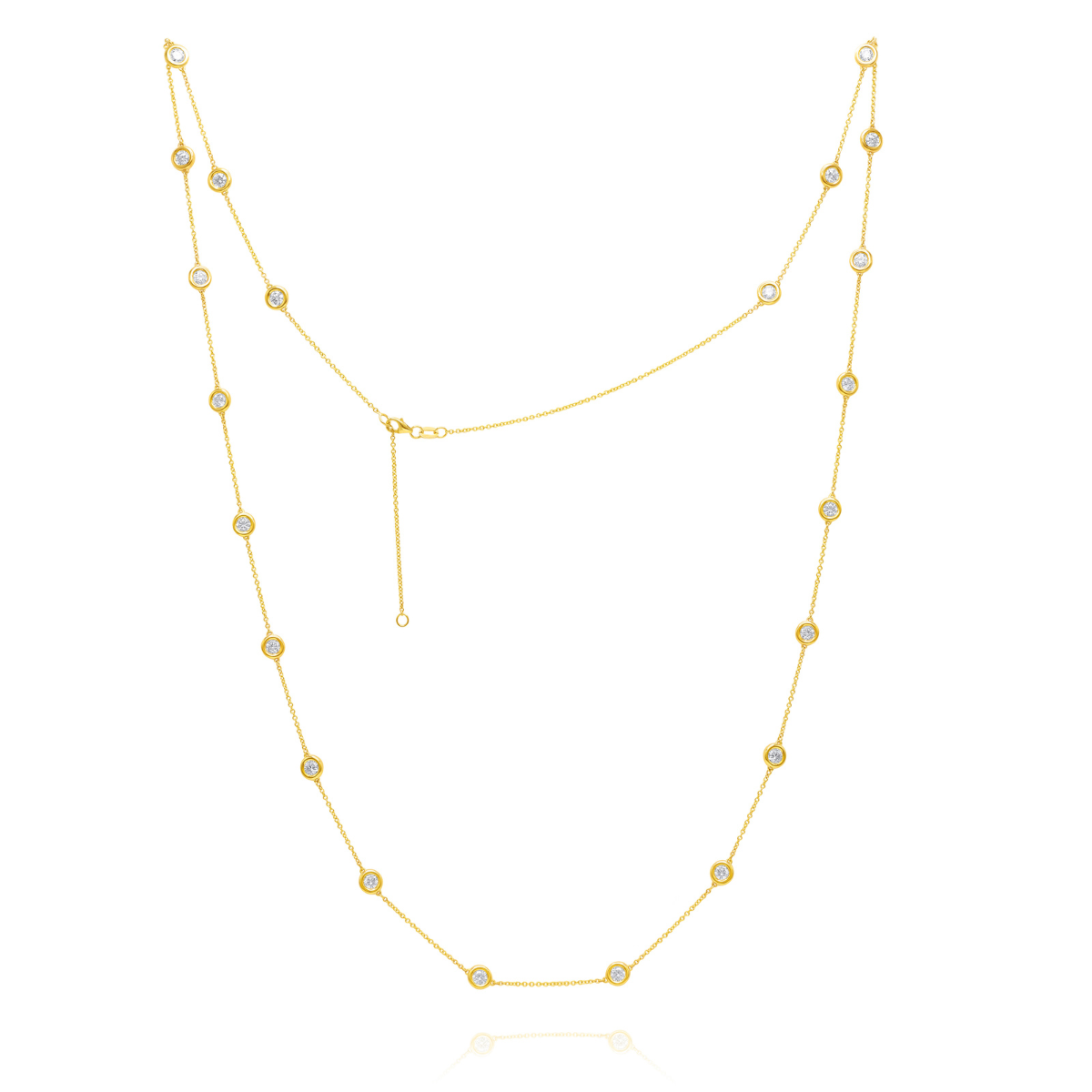 Extended Diamonds By The Yard Necklace