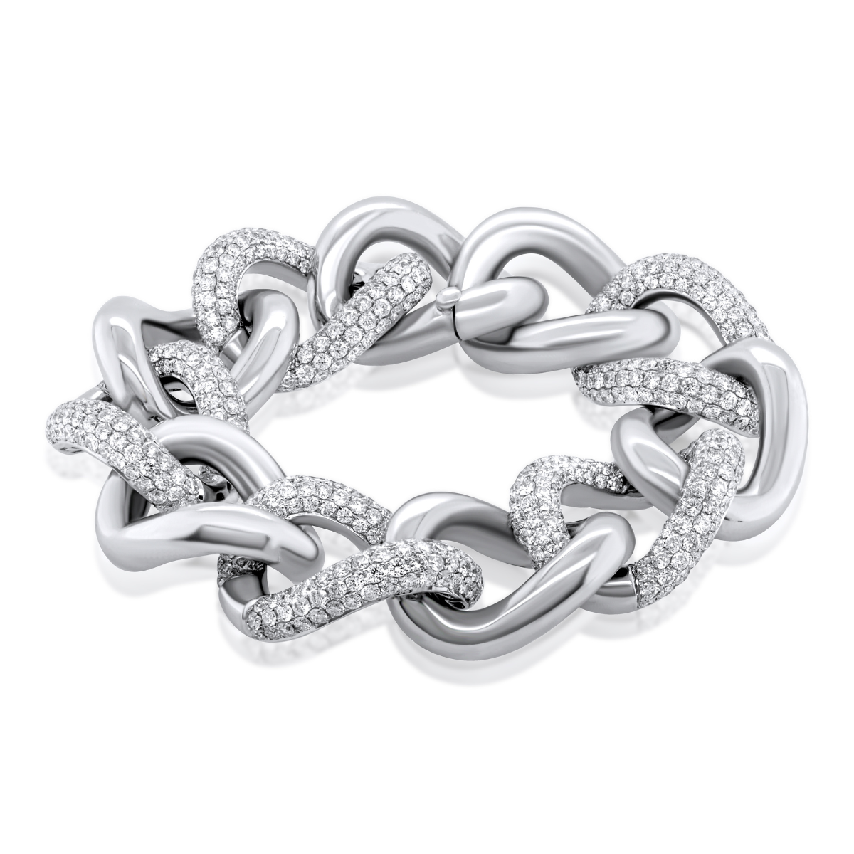 cuban link bracelet diamond