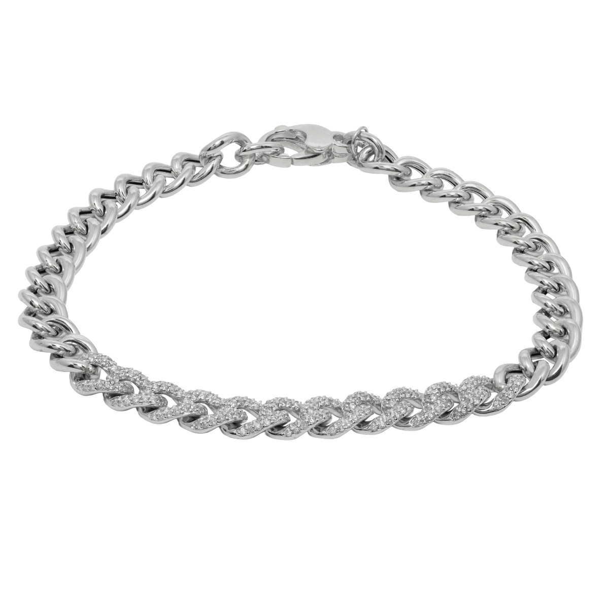 Diamond Curb-Link Bracelet