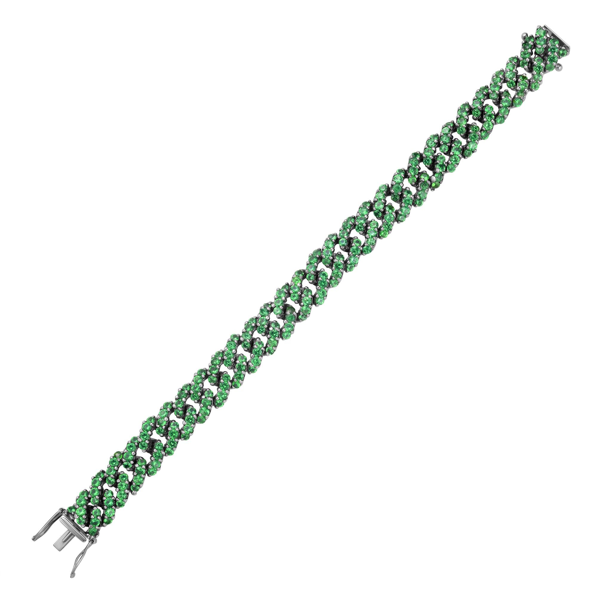 Tsavorite Link Bracelet