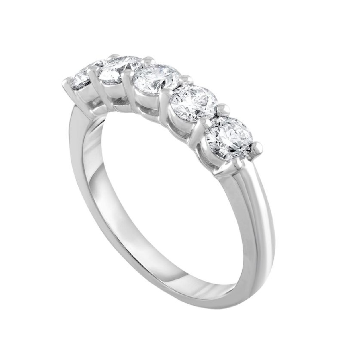 5 Stone Diamond Band